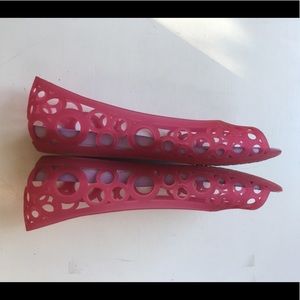 Crocs Adrina Jelly flats, size 6